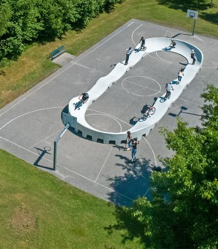 Fertig-Pumptrack Modell Model O Plus